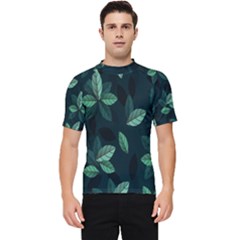 Leaves Men s Short Sleeve Rash Guard