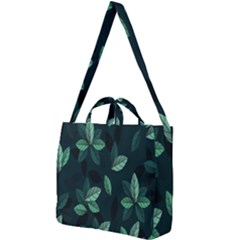 Leaves Square Shoulder Tote Bag by nateshop