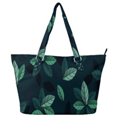 Leaves Full Print Shoulder Bag