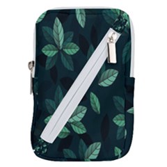 Leaves Belt Pouch Bag (small) by nateshop