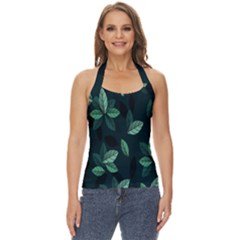 Leaves Basic Halter Top