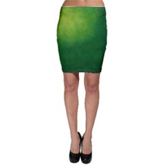 Light Green Abstract Bodycon Skirt by nateshop