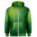 Light Green Abstract Men s Zipper Hoodie View1