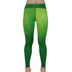 Light Green Abstract Classic Yoga Leggings by nateshop