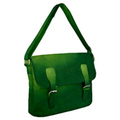 Light Green Abstract Buckle Messenger Bag