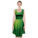 Light Green Abstract Racerback Midi Dress View1