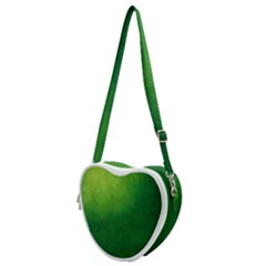 Light Green Abstract Heart Shoulder Bag by nateshop