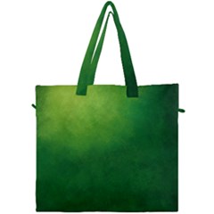 Light Green Abstract Canvas Travel Bag