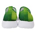 Light Green Abstract Women s Slip On Sneakers View4