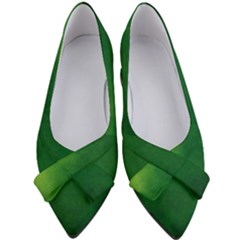 Light Green Abstract Women s Bow Heels by nateshop