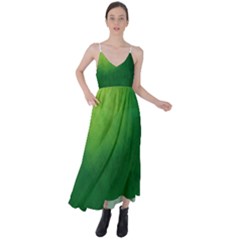 Light Green Abstract Tie Back Maxi Dress by nateshop