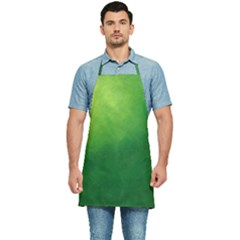 Light Green Abstract Kitchen Apron by nateshop