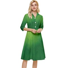 Light Green Abstract Classy Knee Length Dress