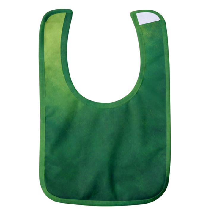 Light Green Abstract Baby Bib