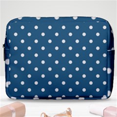 Polka-dots Make Up Pouch (large) by nateshop