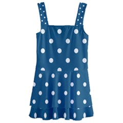 Polka-dots Kids  Layered Skirt Swimsuit