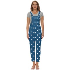 Polka-dots Women s Pinafore Overalls Jumpsuit