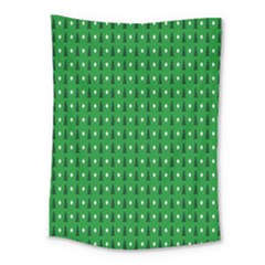 Light Green Christmas Tree Medium Tapestry