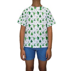 Christmas-trees Kids  Short Sleeve Swimwear by nateshop