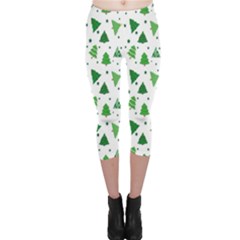 Christmas-trees Capri Leggings  by nateshop