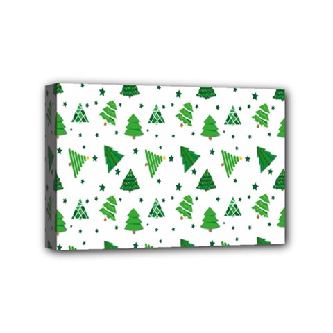 Christmas-trees Mini Canvas 6  X 4  (stretched) by nateshop