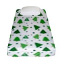 Christmas-trees Fitted Sheet (Single Size) View1