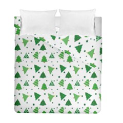 Christmas-trees Duvet Cover Double Side (full/ Double Size) by nateshop