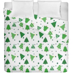 Christmas-trees Duvet Cover Double Side (king Size) by nateshop