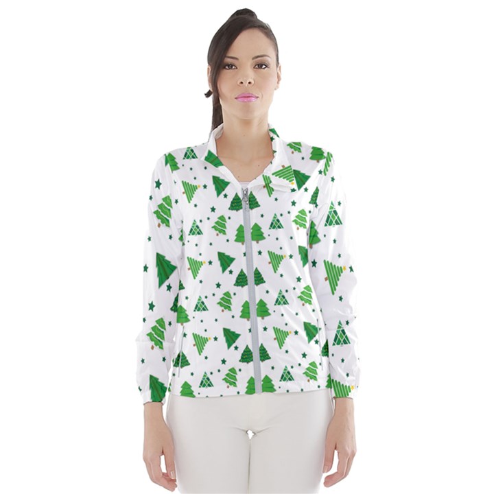 Christmas-trees Women s Windbreaker