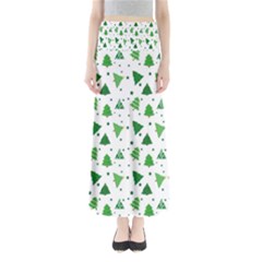 Christmas-trees Full Length Maxi Skirt by nateshop