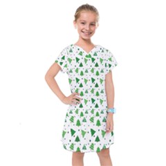 Christmas-trees Kids  Drop Waist Dress by nateshop