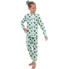 Christmas-trees Kids  Long Sleeve Set  by nateshop