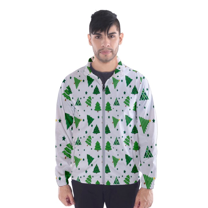 Christmas-trees Men s Windbreaker