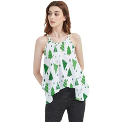 Christmas-trees Flowy Camisole Tank Top by nateshop