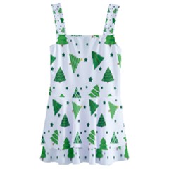 Christmas-trees Kids  Layered Skirt Swimsuit by nateshop