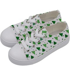 Christmas-trees Kids  Low Top Canvas Sneakers by nateshop