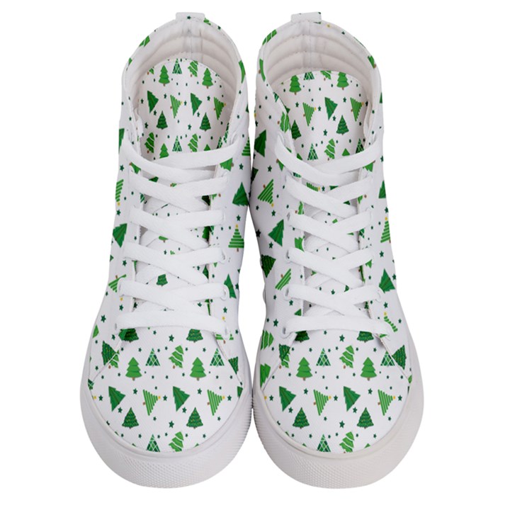 Christmas-trees Women s Hi-Top Skate Sneakers