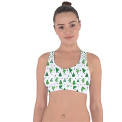 Christmas-trees Cross String Back Sports Bra by nateshop