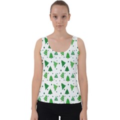 Christmas-trees Velvet Tank Top