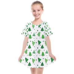 Christmas-trees Kids  Smock Dress by nateshop