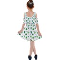 Christmas-trees Kids  Shoulder Cutout Chiffon Dress View2