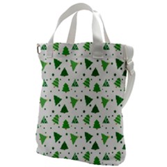 Christmas-trees Canvas Messenger Bag by nateshop