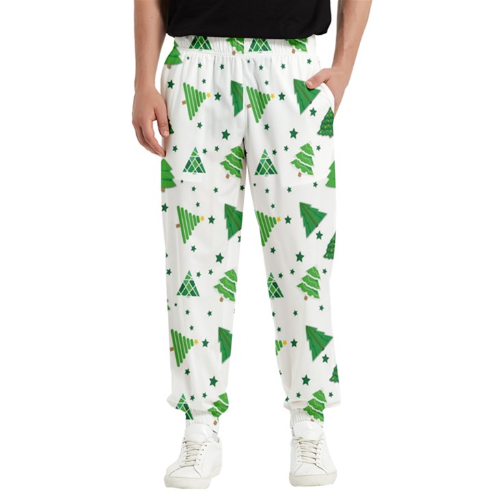 Christmas-trees Men s Elastic Waist Pants