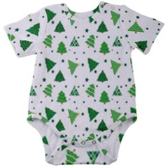 Christmas-trees Baby Short Sleeve Onesie Bodysuit by nateshop