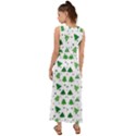 Christmas-trees V-Neck Chiffon Maxi Dress View2