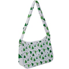 Christmas-trees Zip Up Shoulder Bag by nateshop