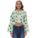 Christmas-trees Boho Long Bell Sleeve Top View1