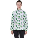 Christmas-trees Women s High Neck Windbreaker View1