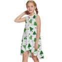 Christmas-trees Kids  Frill Swing Dress View2