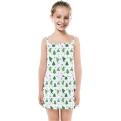 Christmas-trees Kids  Summer Sun Dress by nateshop